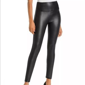 Bagatelle High Rise Black Faux Leather Vegan Legging/Pants - Size XS